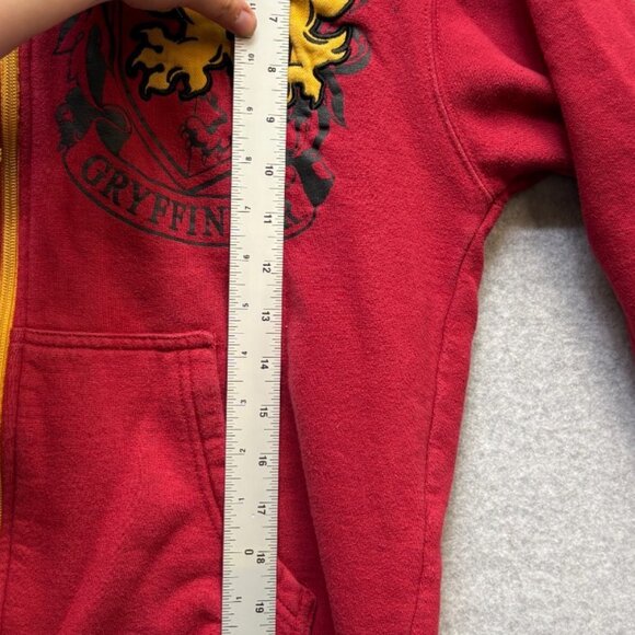 Wizarding World of Harry Potter Gryffindor Red Zip Up Hoodie Size Small Official - Picture 7 of 8